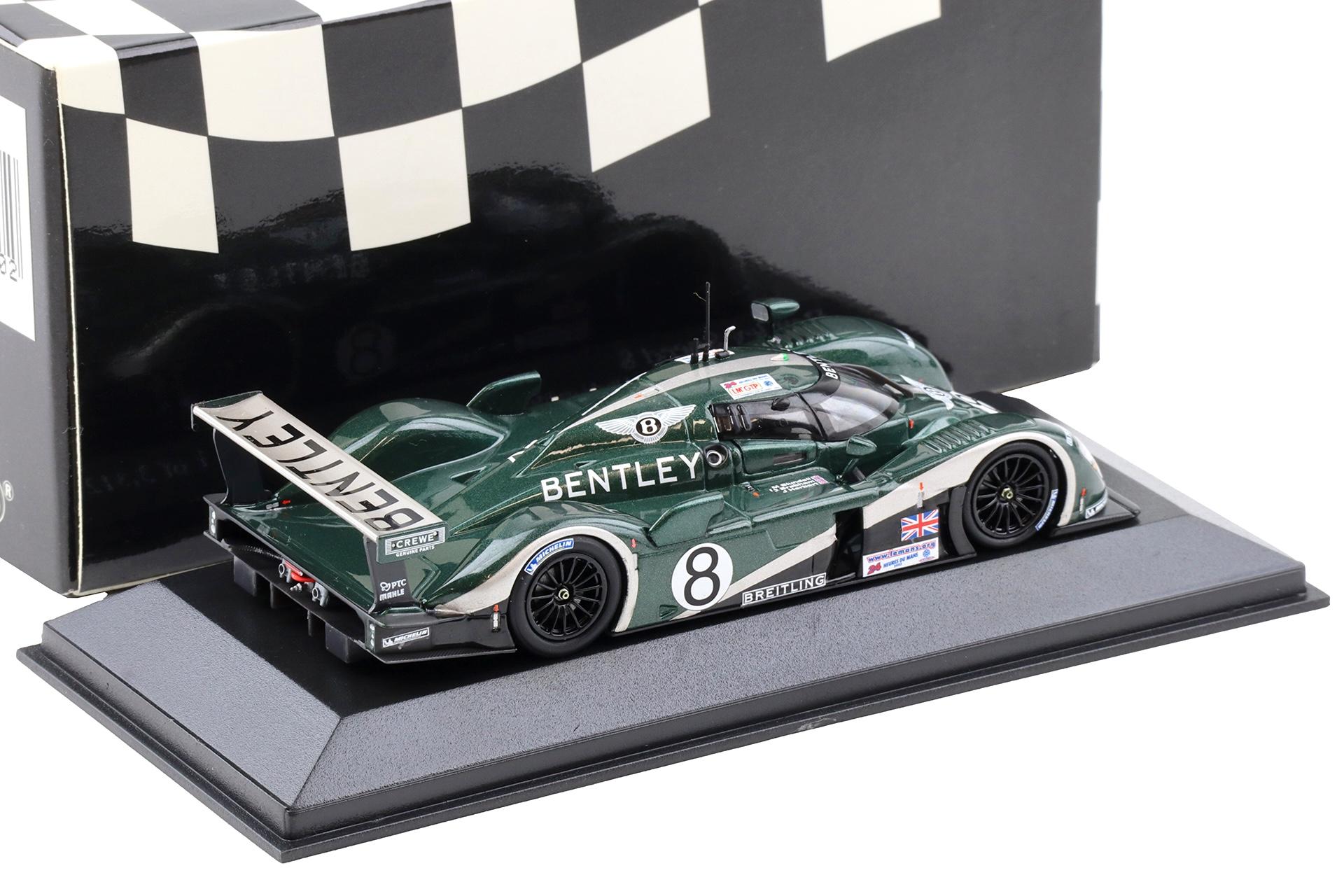 1:43 Minichamps Bentley Speed 8 Le Mans 24h 2003 #8 Herbert/ Brabham