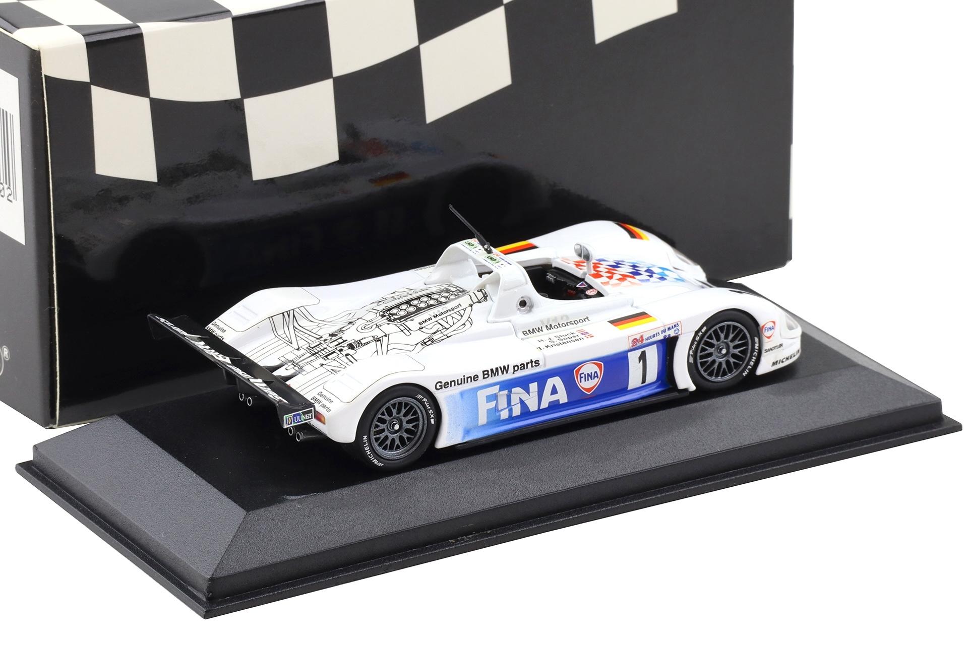1:43 Minichamps BMW V12 Le Mans #1 FINA Stuck/ Soper/ Kristensen