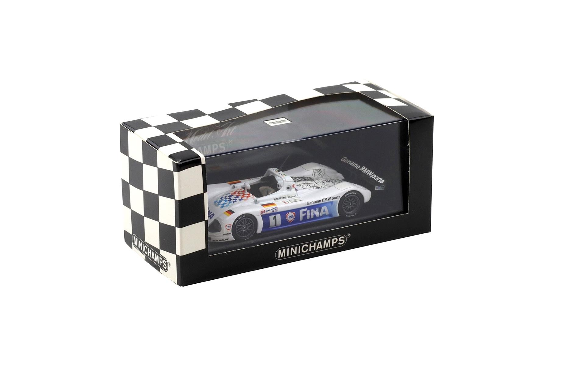 1:43 Minichamps BMW V12 Le Mans #1 FINA Stuck/ Soper/ Kristensen