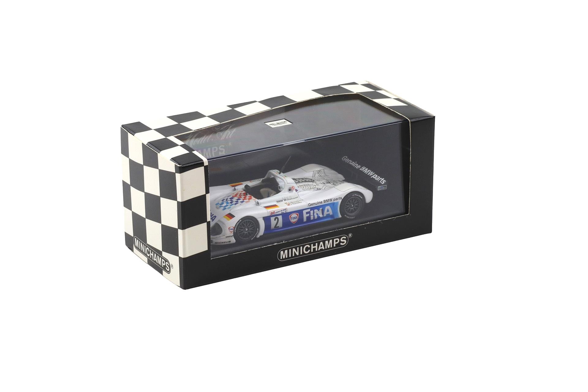 1:43 Minichamps BMW V12 Le Mans #2 FINA Winkelhock/ Martini/ Cecotto