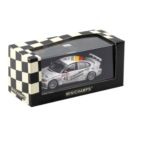 1:43 Minichamps BMW 320i E46 Team Deutschland ETCC Magny Cours 03 Winner Müller