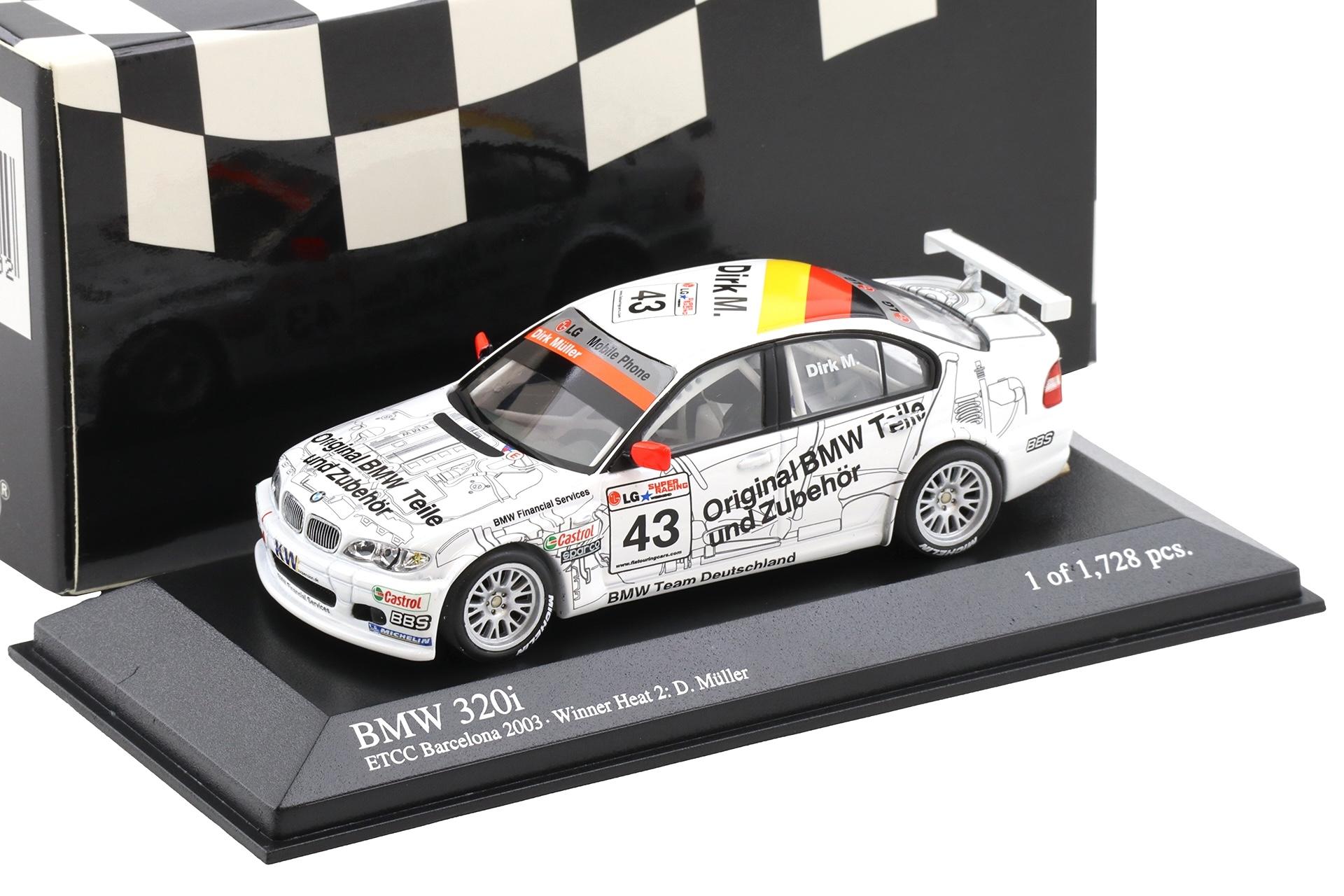 ID 109710 orig.jpg 1:43 Minichamps BMW 320i E46 Team Deutschland ETCC Barcelona 03 Müller