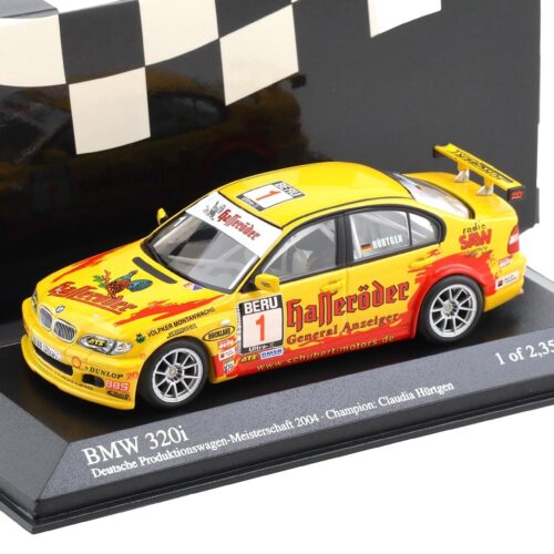 1:43 Minichamps BMW 320i E46 Schubert Motors DMSB PWM 2004 Hürtgen #1