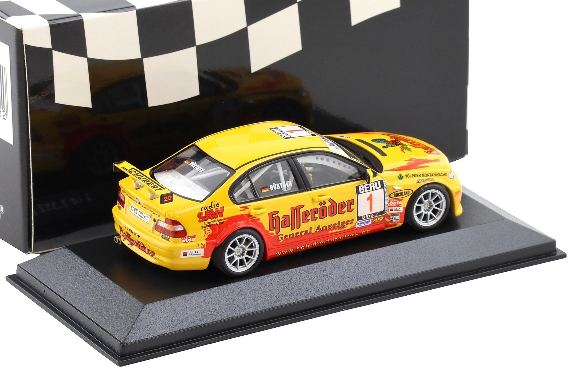 1:43 Minichamps BMW 320i E46 Schubert Motors DMSB PWM 2004 Hürtgen #1