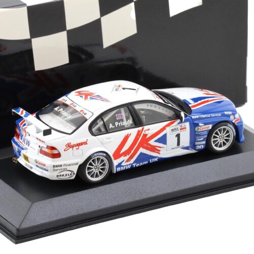 1:43 Minichamps BMW 320i E46 Team UK WTCC 2005 A.Priaulx #1