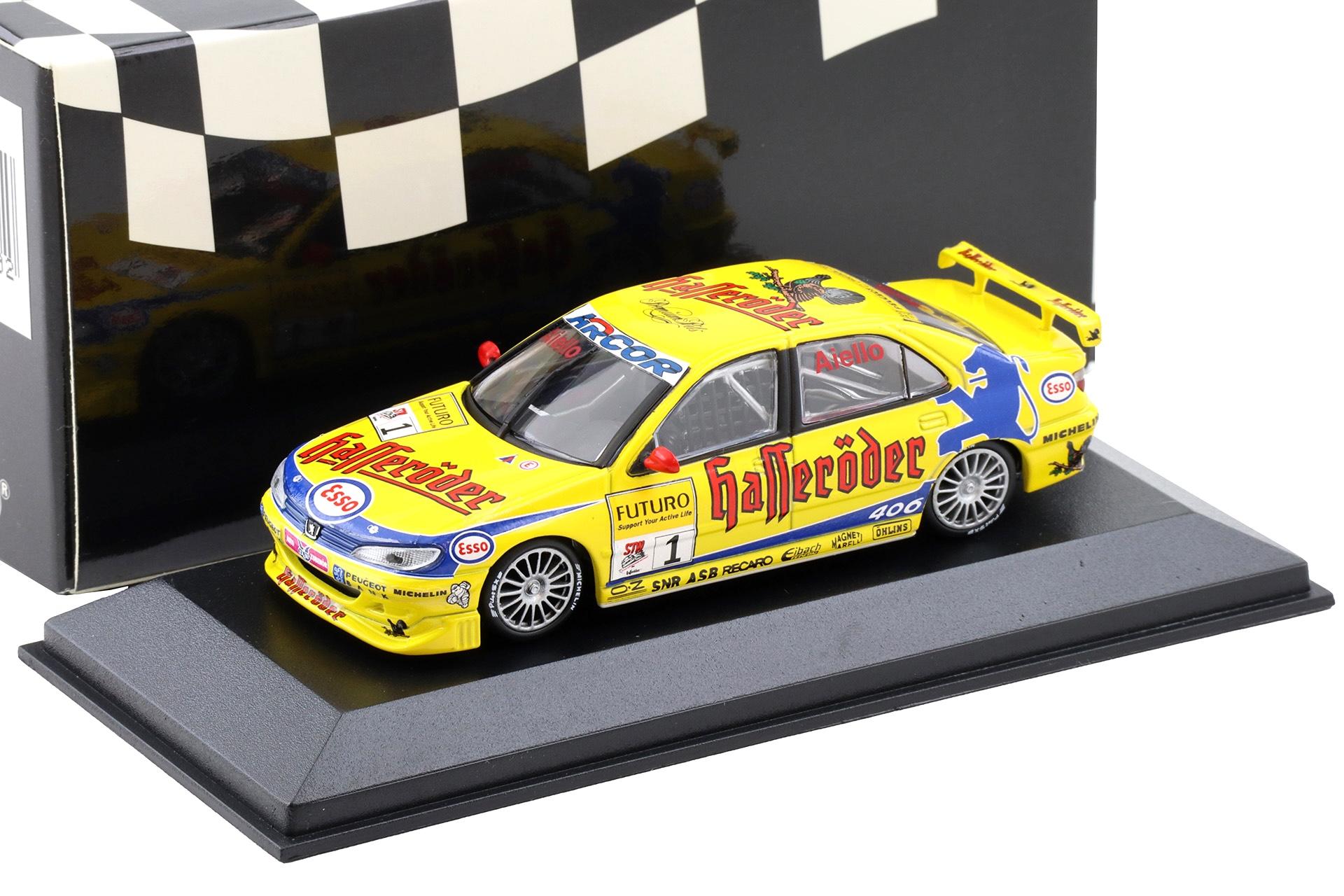 1:43 Minichamps Peugeot 406 STW 1998 Team Peugeot Aiello #1 Hasseröder