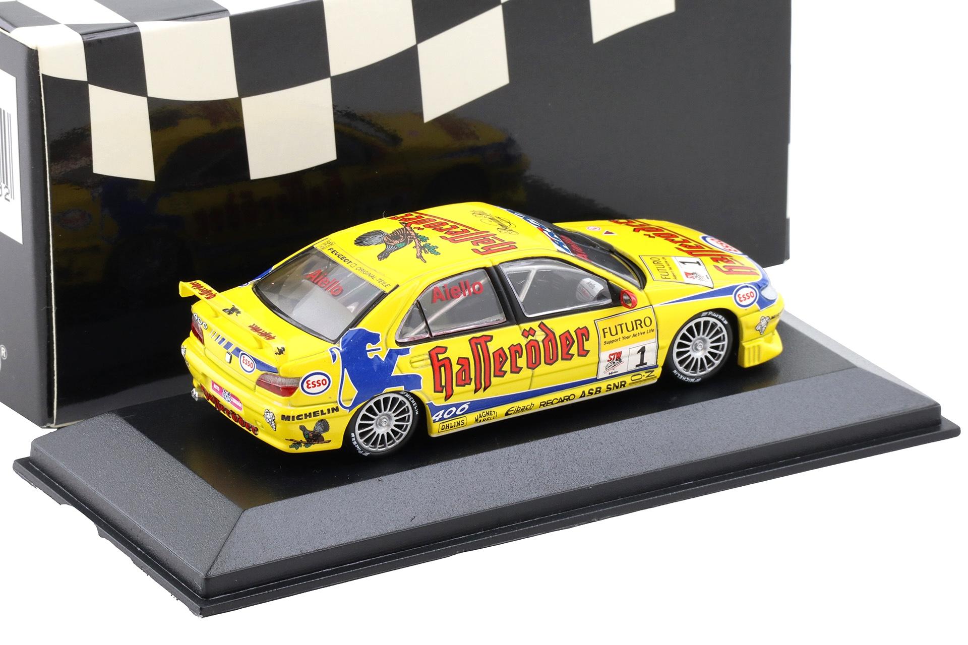 1:43 Minichamps Peugeot 406 STW 1998 Team Peugeot Aiello #1 Hasseröder