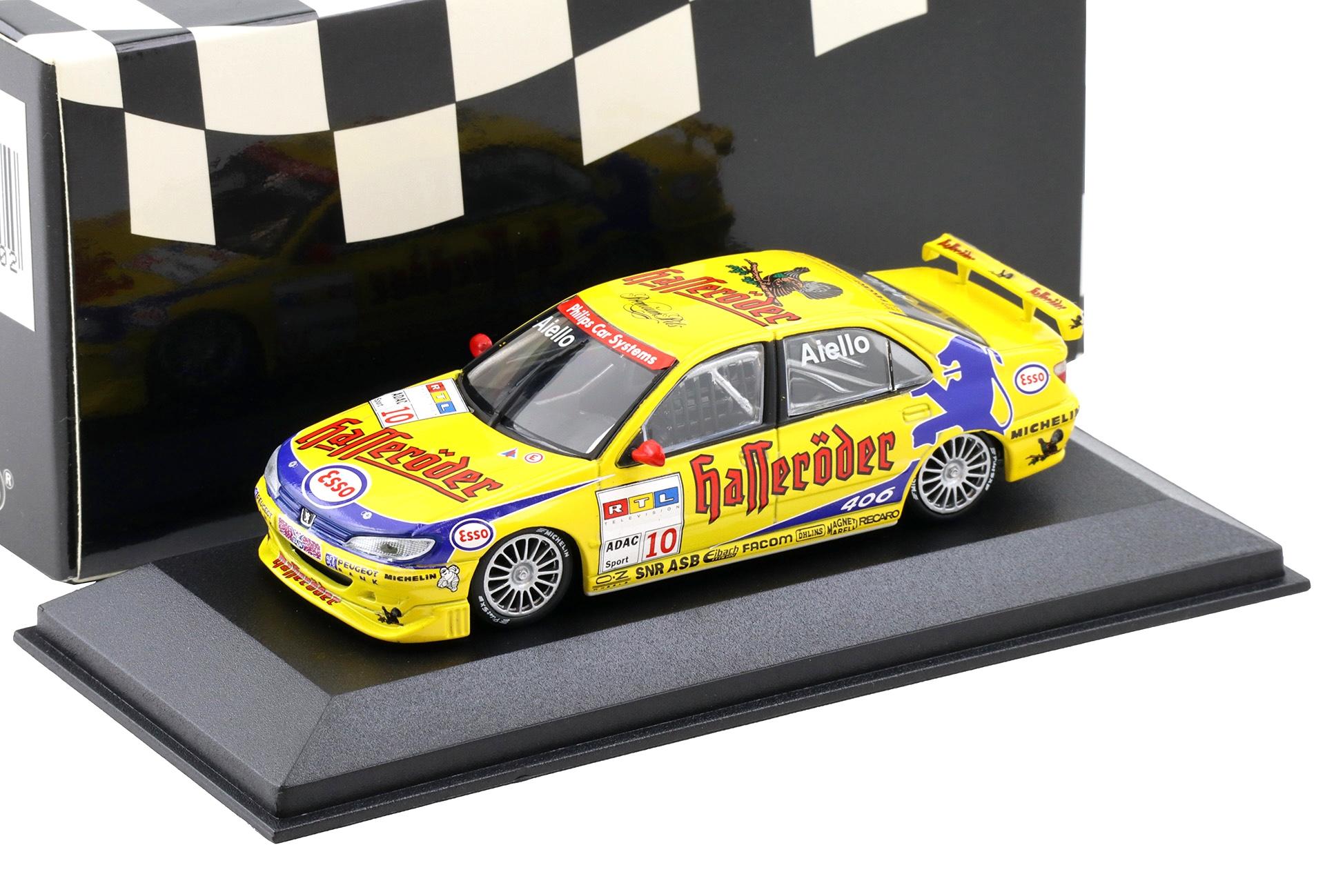 1:43 Minichamps Peugeot 406 STW 1997 Esso Aiello #10 Hasseröder