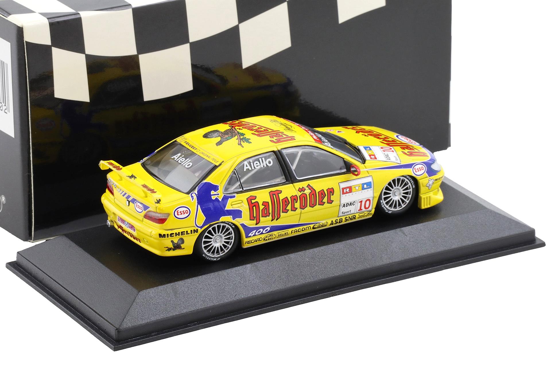 1:43 Minichamps Peugeot 406 STW 1997 Esso Aiello #10 Hasseröder