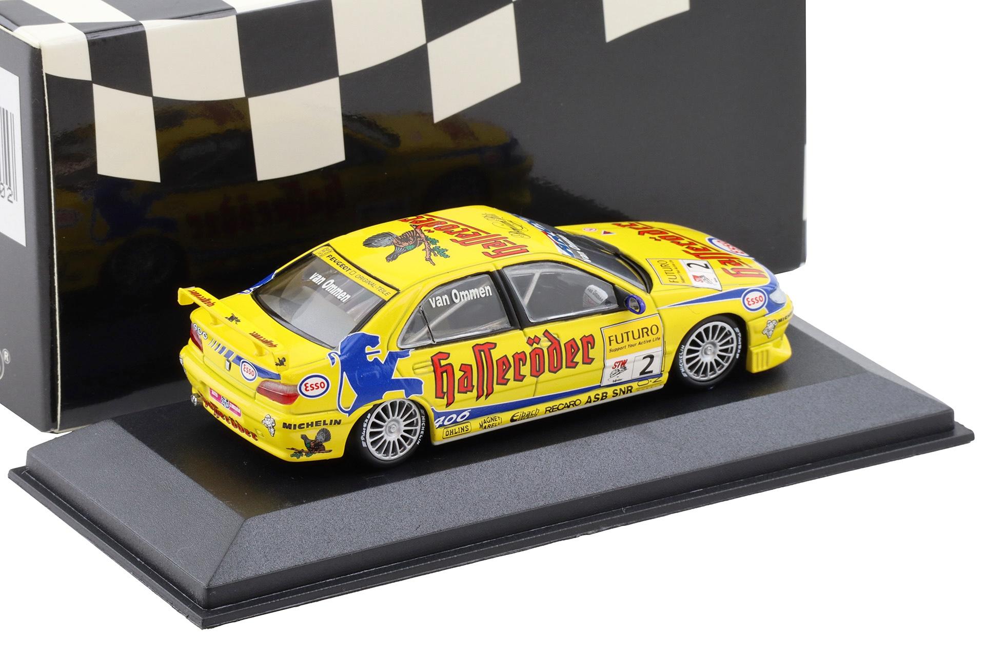 1:43 Minichamps Peugeot 406 STW 1998 Team Peugeot #2 Ommen Hasseröder
