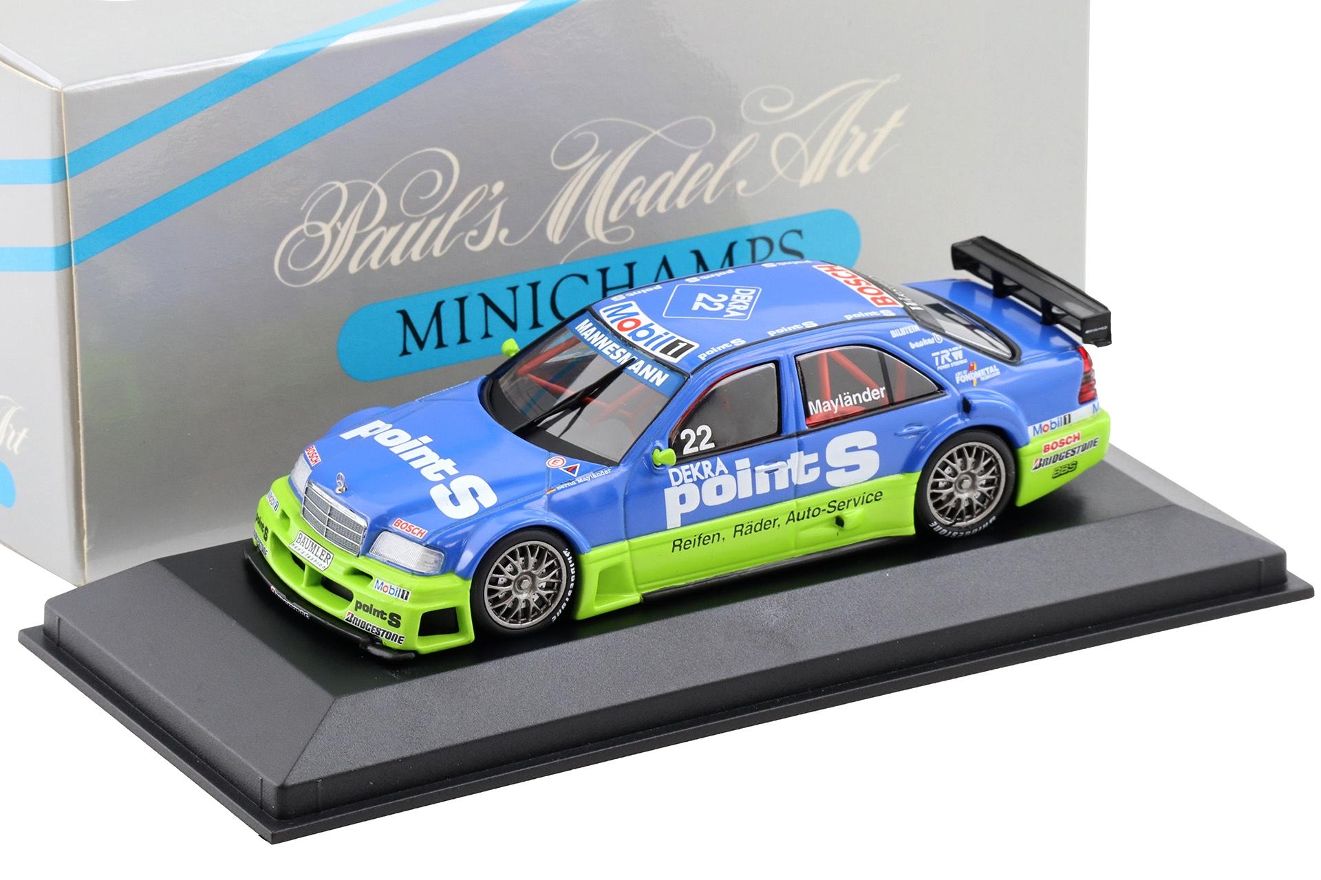 1:43 Minichamps Mercedes C-Class DTM 1996 Team Persson B.Mayländer #22 Point S