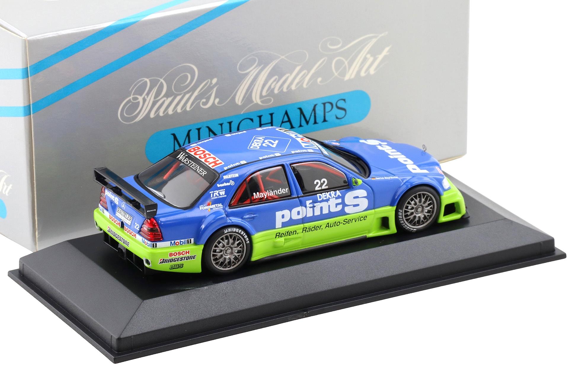 1:43 Minichamps Mercedes C-Class DTM 1996 Team Persson B.Mayländer #22 Point S