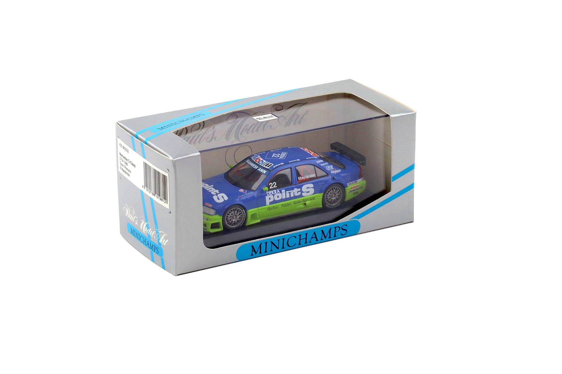 1:43 Minichamps Mercedes C-Class DTM 1996 Team Persson B.Mayländer #22 Point S