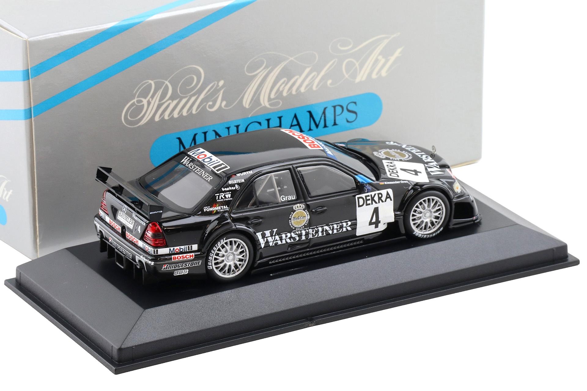 1:43 Minichamps Mercedes C-Class DTM 1996 Team AMG A.Grau #4 Warsteiner