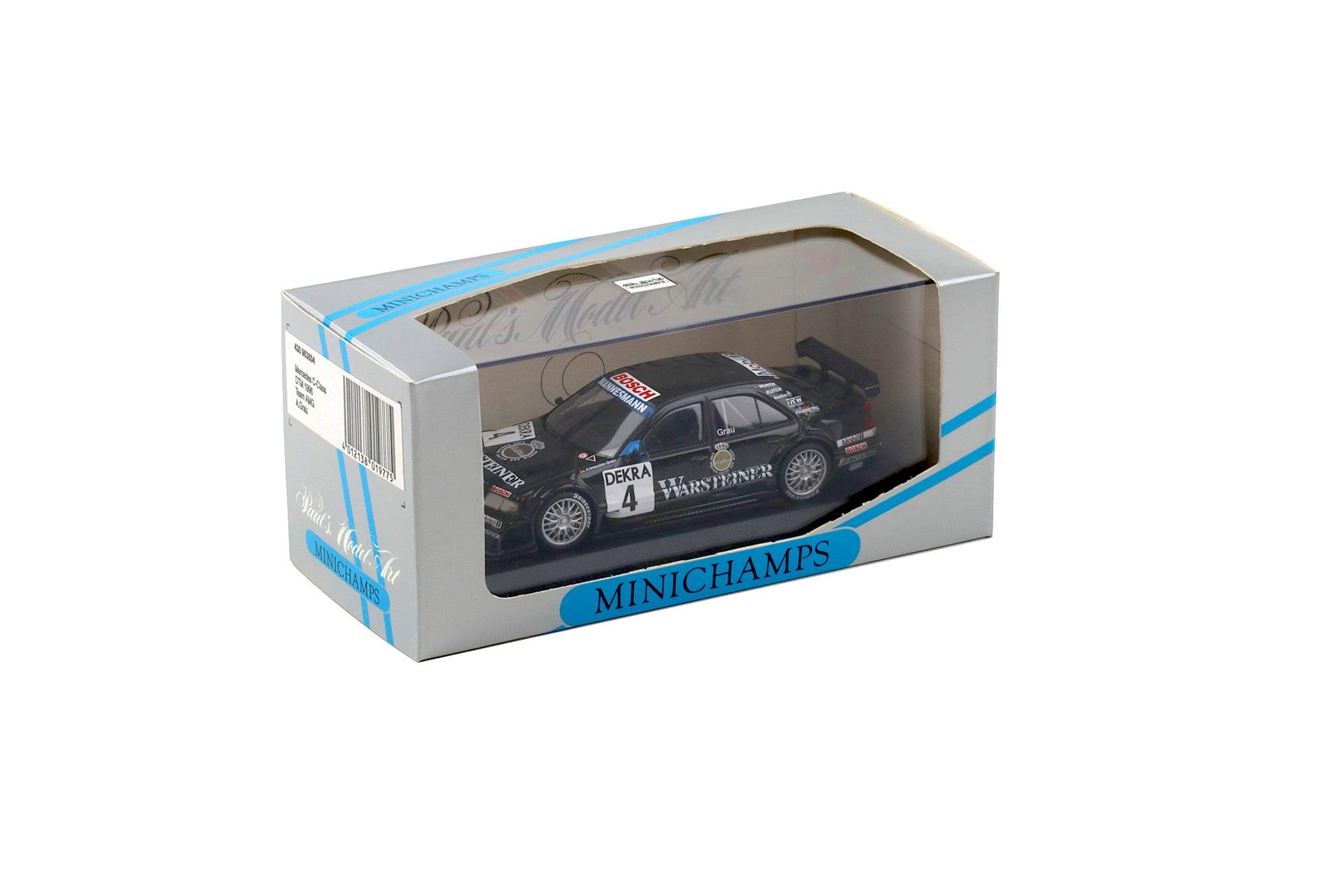 1:43 Minichamps Mercedes C-Class DTM 1996 Team AMG A.Grau #4 Warsteiner