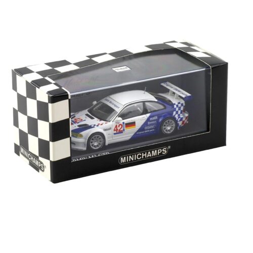1:43 Minichamps BMW M3 GTR E46 ELMS Jarama #42 Letho/ Müller