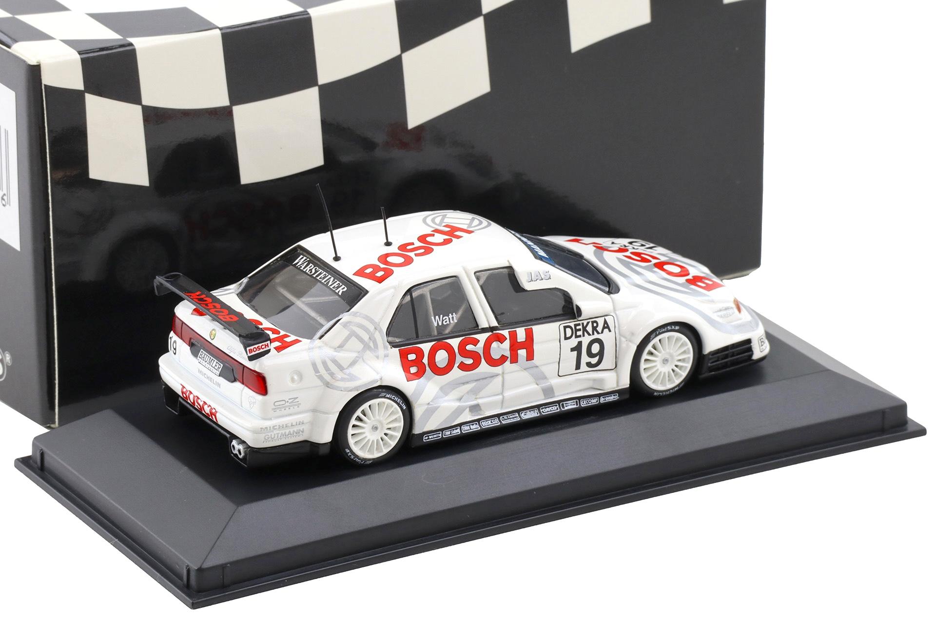 1:43 Minichamps Alfa Romeo 155 V6 TI DTM 1996 Team Alfa Jas Watt #19 Bosch