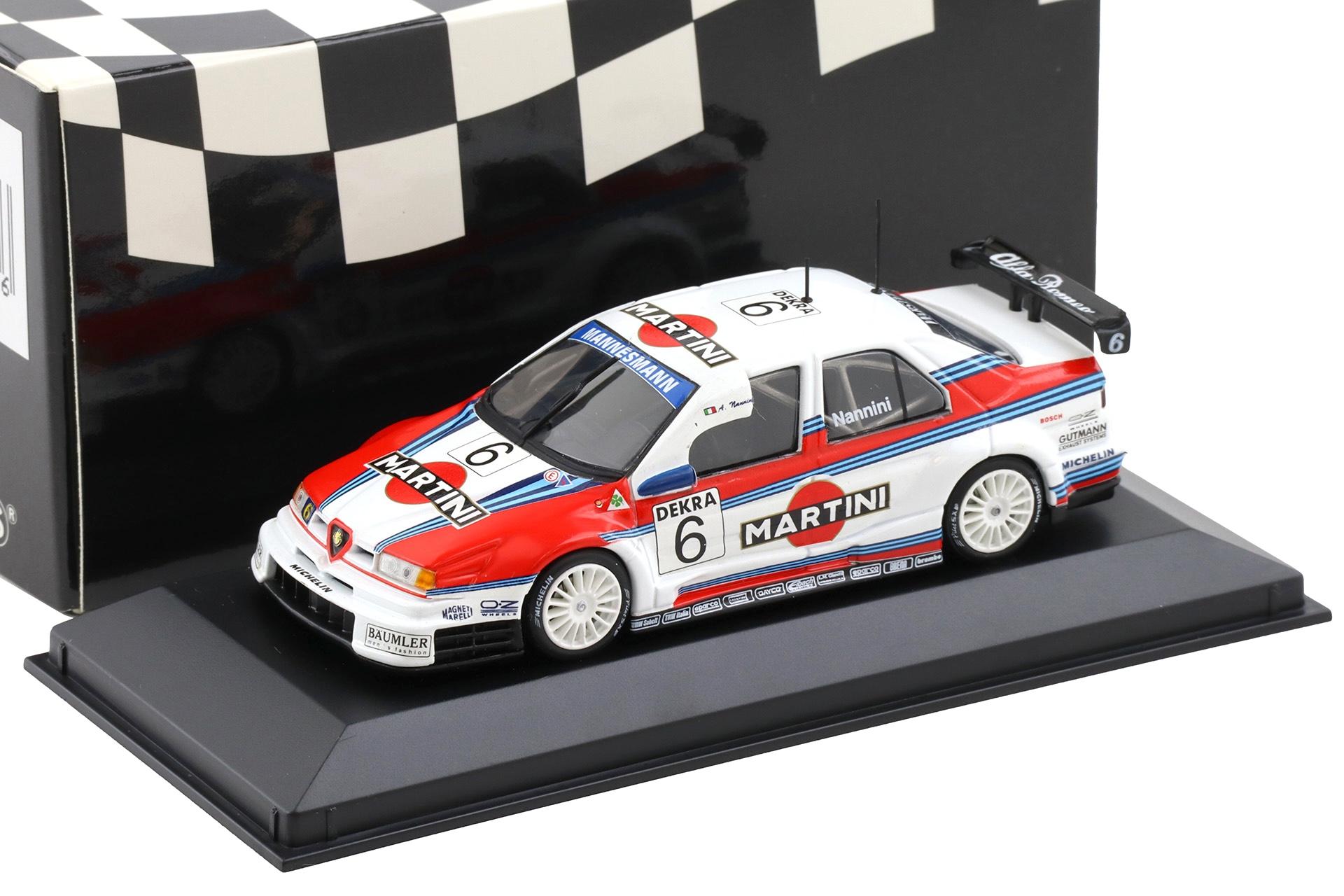 1:43 Minichamps Alfa Romeo 155 V6 TI DTM 1996 Team Alfa Corse A.Nannini #6 Martini