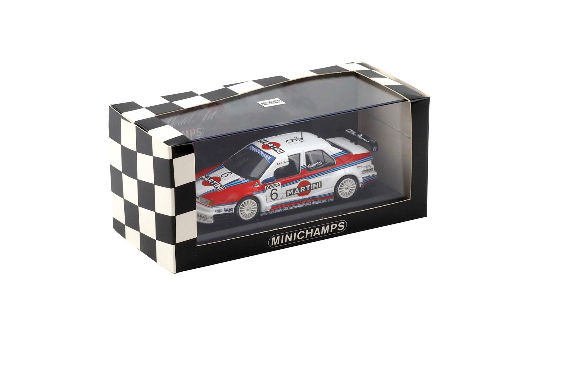 1:43 Minichamps Alfa Romeo 155 V6 TI DTM 1996 Team Alfa Corse A.Nannini #6 Martini