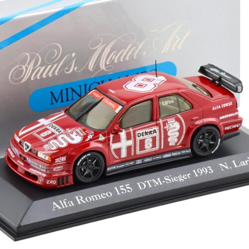 1:43 Minichamps Alfa Romeo 155 V6 TI DTM 1993 N.Larini #8