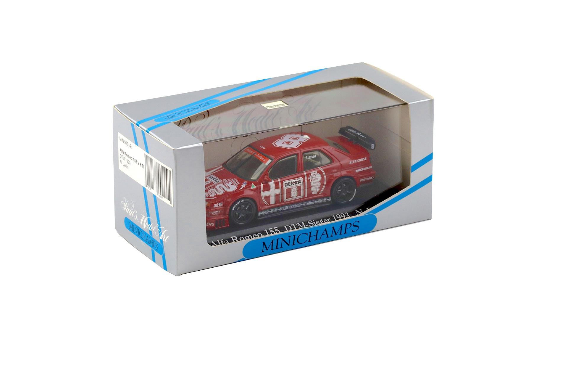 1:43 Minichamps Alfa Romeo 155 V6 TI DTM 1993 N.Larini #8