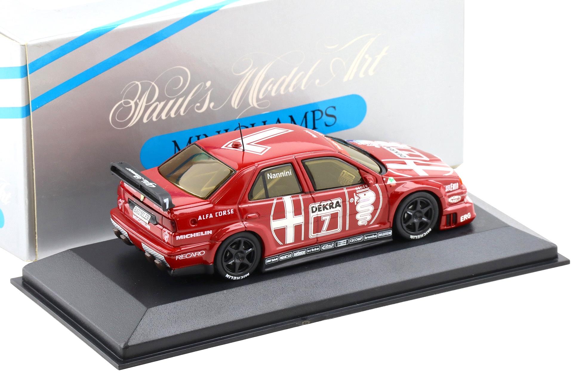 1:43 Minichamps Alfa Romeo 155 V6 TI DTM 1993 A.Nannini #7