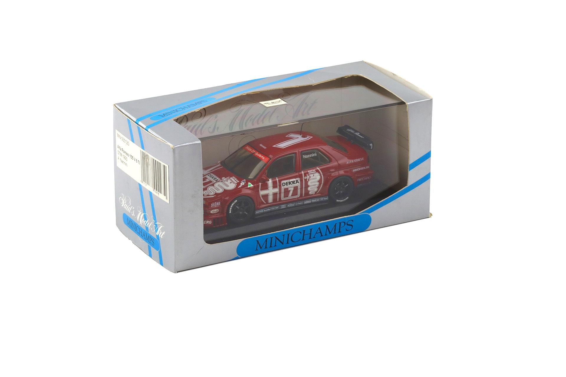 1:43 Minichamps Alfa Romeo 155 V6 TI DTM 1993 A.Nannini #7