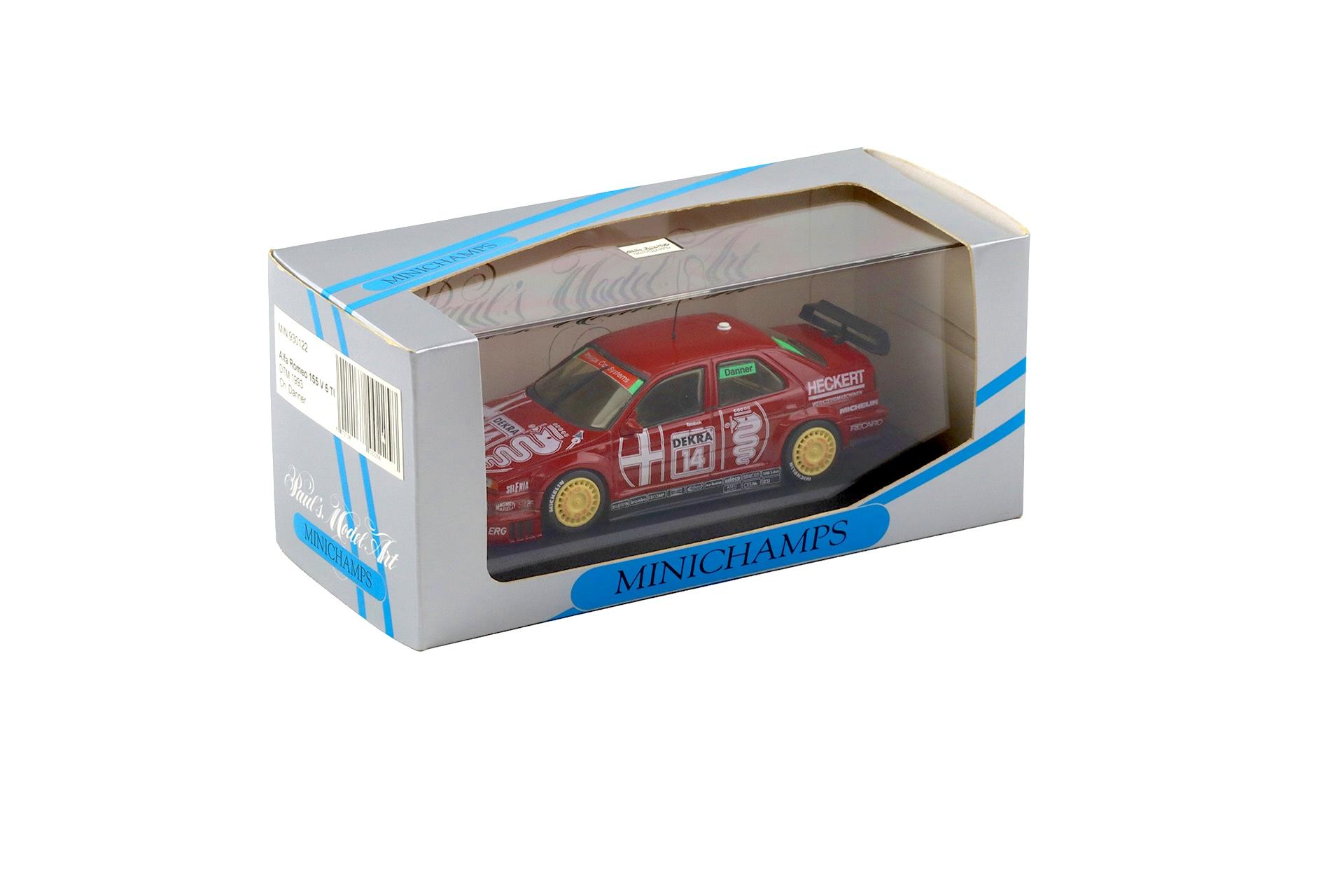 1:43 Minichamps Alfa Romeo 155 V6 TI DTM 1993 Ch. Danner #14
