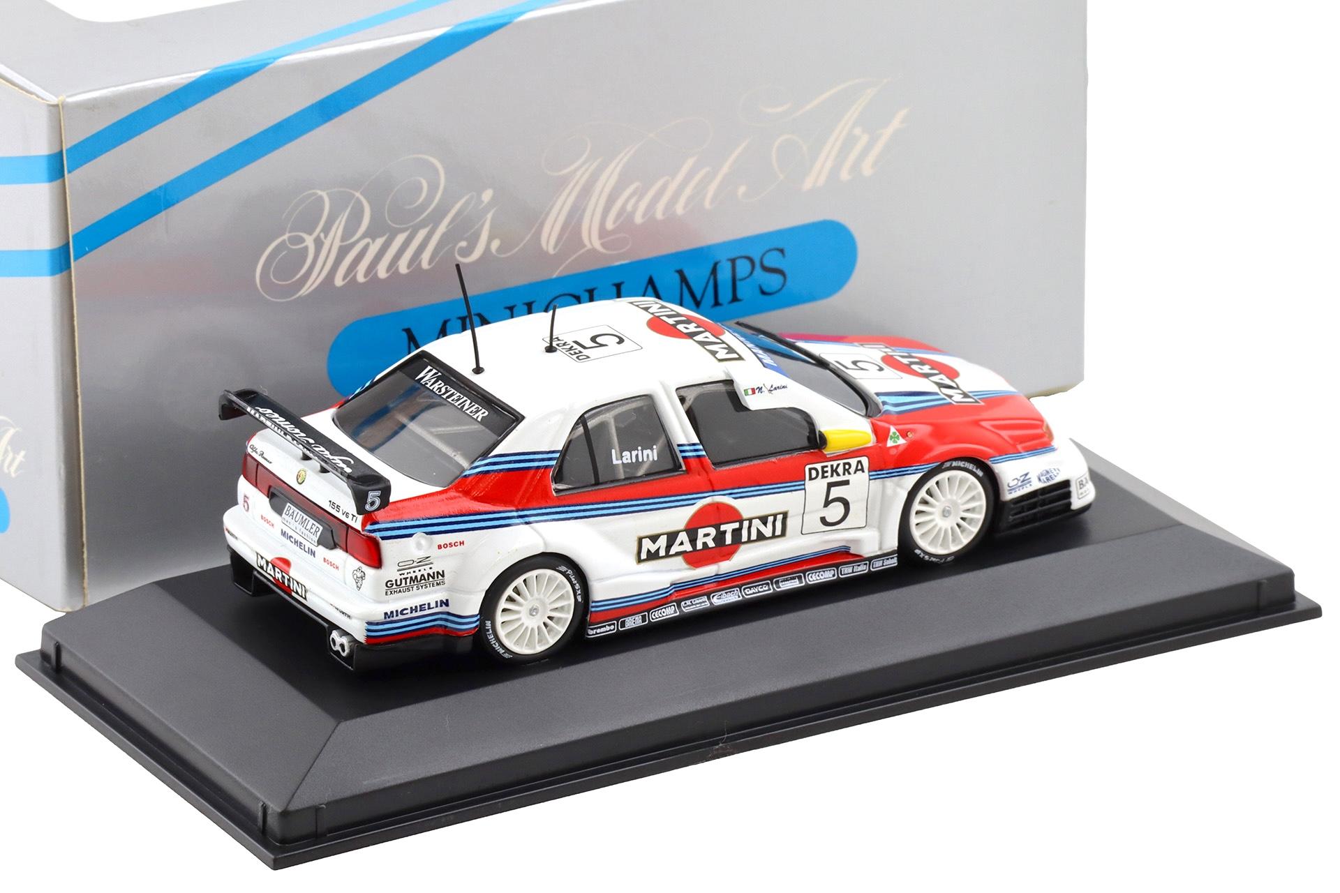 1:43 Minichamps Alfa Romeo 155 V6 TI DTM 1996 Team Alfa Corse N.Larini #5 Martini