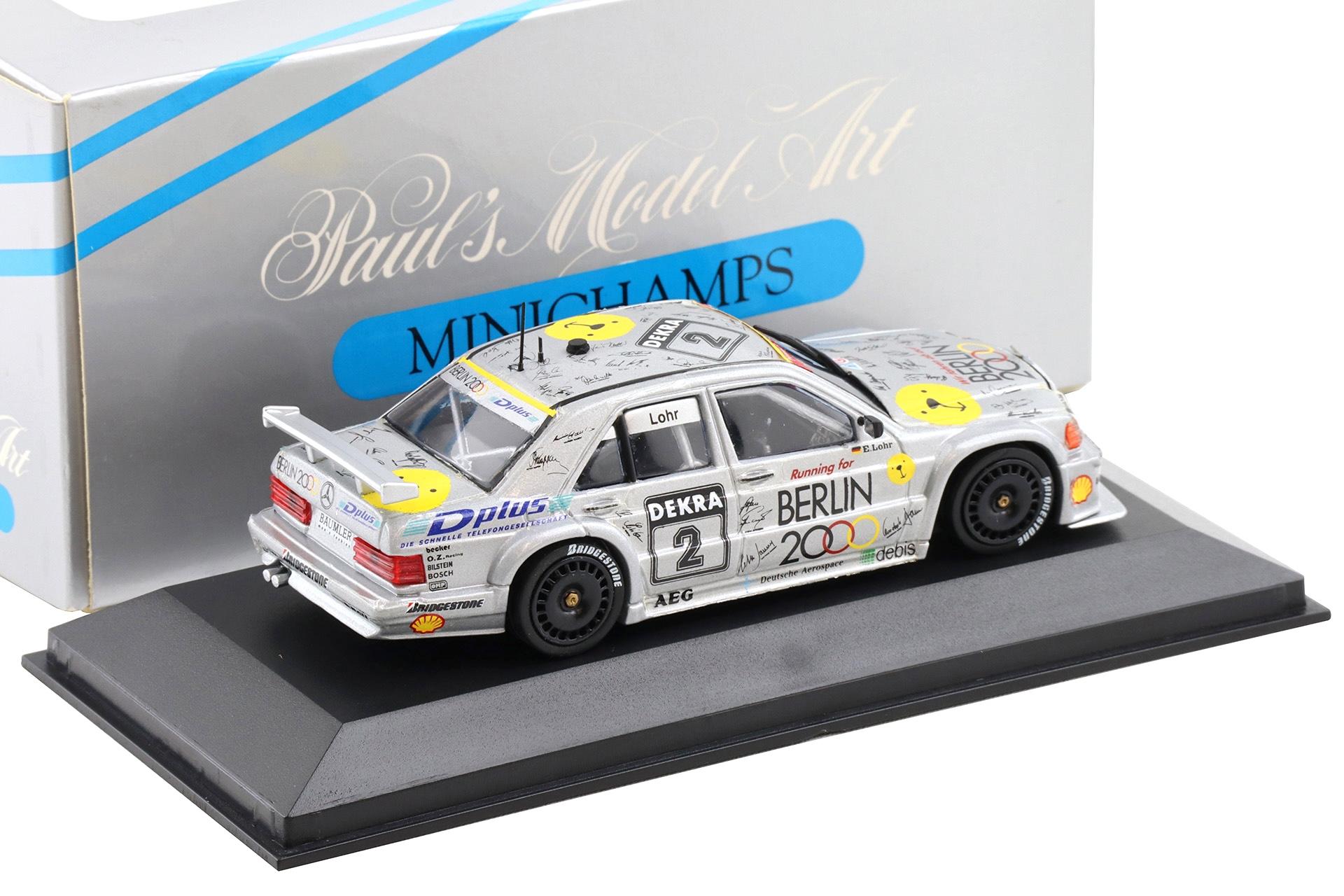 1:43 Minichamps Mercedes 190E Kl.1 DTM 1993 AMG Berlin 2000 E.Lohr #2