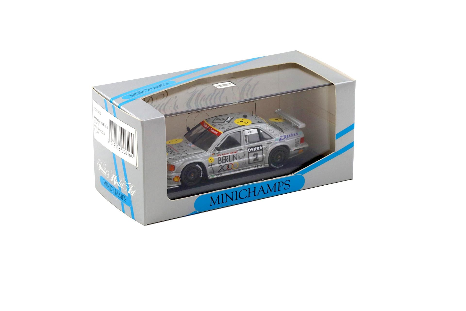 1:43 Minichamps Mercedes 190E Kl.1 DTM 1993 AMG Berlin 2000 E.Lohr #2