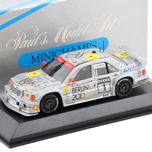 1:43 Minichamps Mercedes 190E Kl.1 DTM 1993 AMG Berlin 2000 K.Ludwig #1