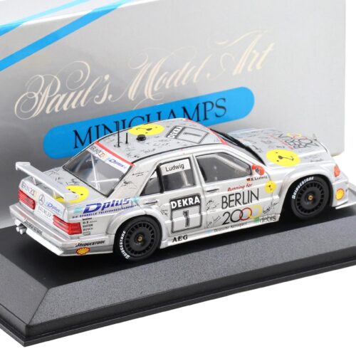 1:43 Minichamps Mercedes 190E Kl.1 DTM 1993 AMG Berlin 2000 K.Ludwig #1