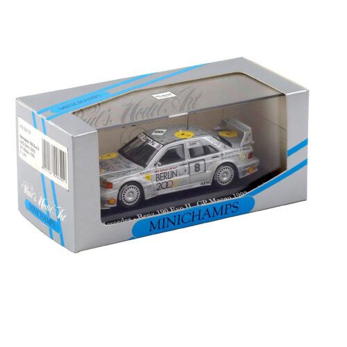 1:43 Minichamps Mercedes 190E EVO 2 AMG Berlin 2000 GP Macau 1992 E.Lohr #8