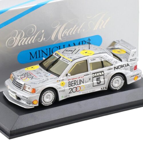 1:43 Minichamps Mercedes 190E EVO 2 DTM 1992 Berlin 2000 Lohr #5