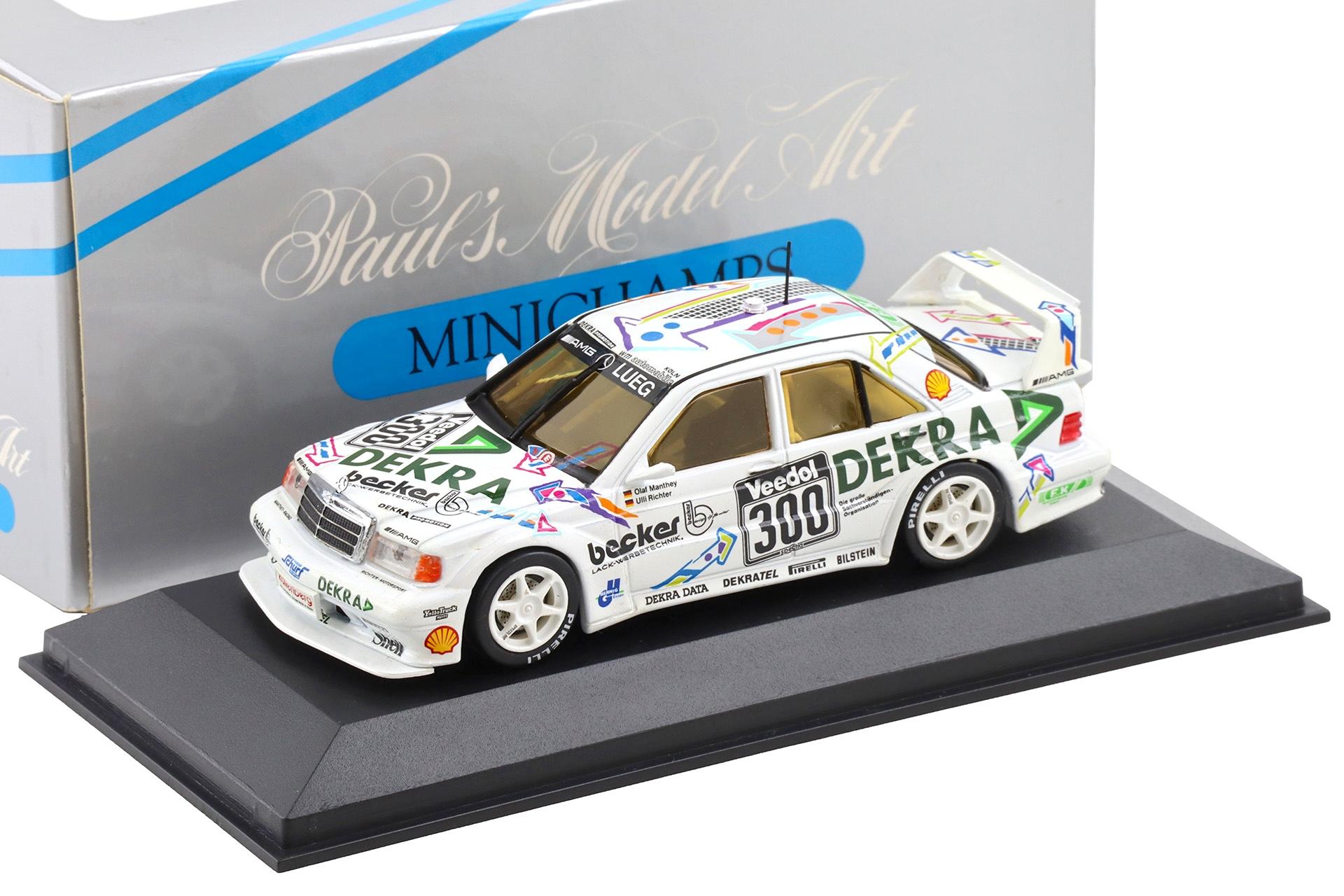 1:43 Minichamps Mercedes 190E EVO 2 Langsteckenpokal 1993 Manthey/ Richter #300