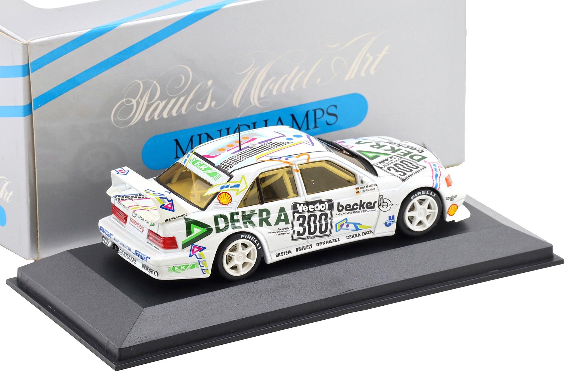 1:43 Minichamps Mercedes 190E EVO 2 Langsteckenpokal 1993 Manthey/ Richter #300