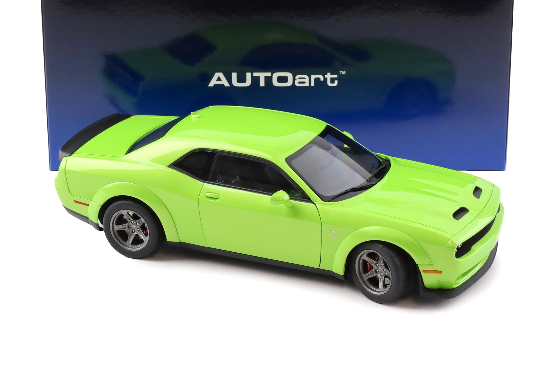 1:18 AUTOart Dodge Challenger SRT SUPER STOCK 2023 Sublime green 71769