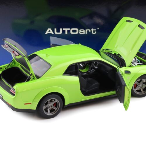1:18 AUTOart Dodge Challenger SRT SUPER STOCK 2023 Sublime green 71769