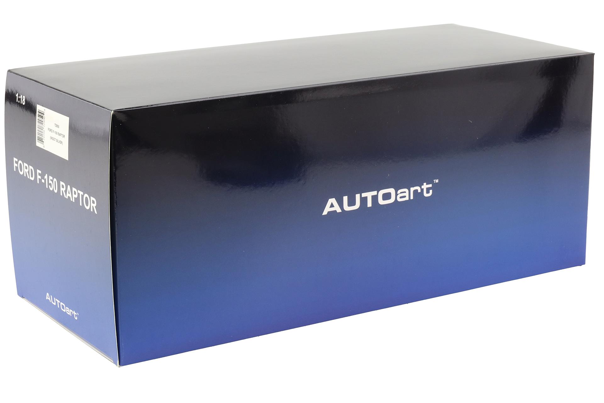1:18 AUTOart Ford F-150 Raptor Supercrew Pickup 2019 Ingot silver 72950