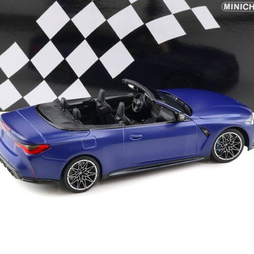 1:18 Minichamps BMW M4 Convertible (G83) metallic matt blue 2020