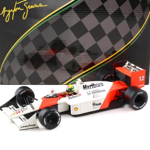 1:18 PremiumX McLAREN Honda MP4/4 Ayrton Senna #12 GP Japan 1988