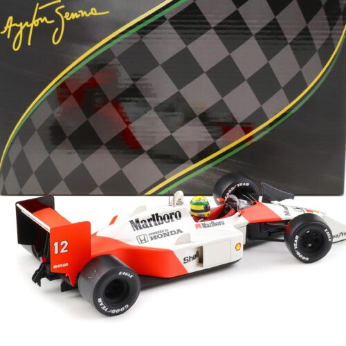 1:18 PremiumX McLAREN Honda MP4/4 Ayrton Senna #12 GP Japan 1988