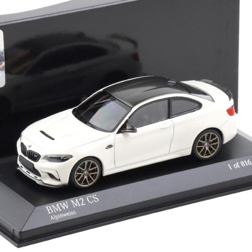 1:43 Minichamps BMW M2 CS Coupe Alpin white/ gold wheels 2020