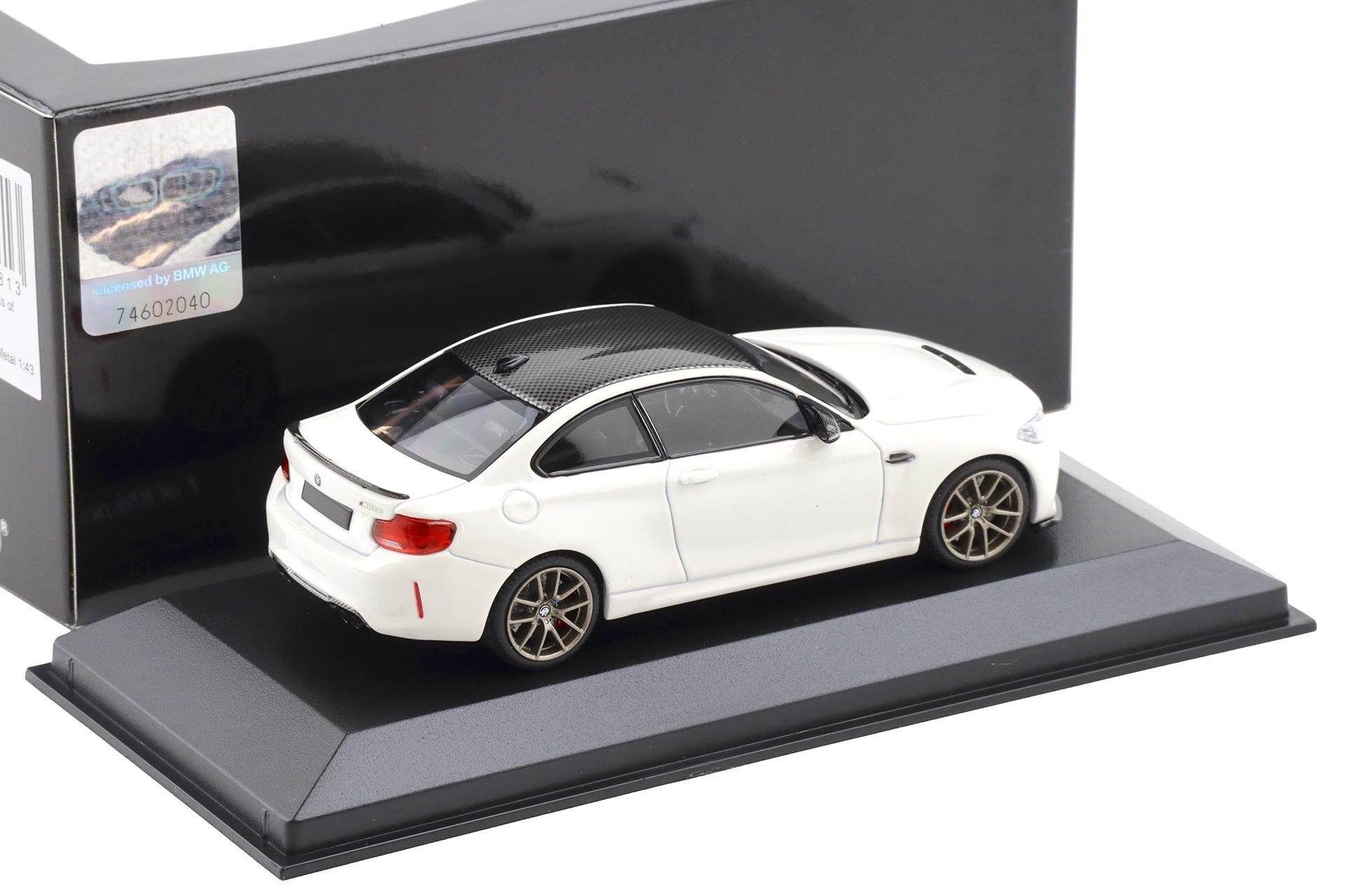 1:43 Minichamps BMW M2 CS Coupe Alpin white/ gold wheels 2020