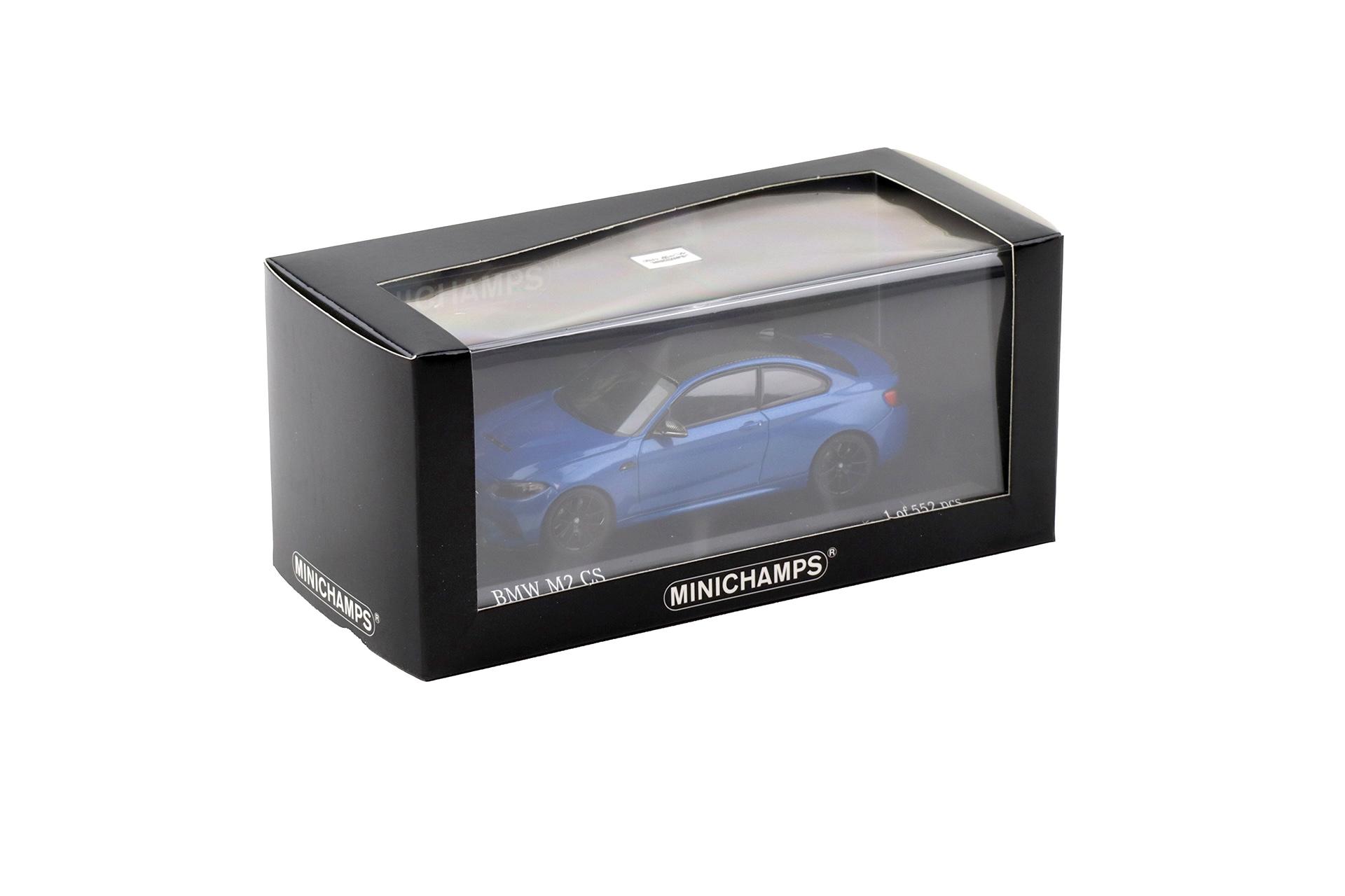 1:43 Minichamps BMW M2 CS Coupe Misano blue/ black wheels 2020