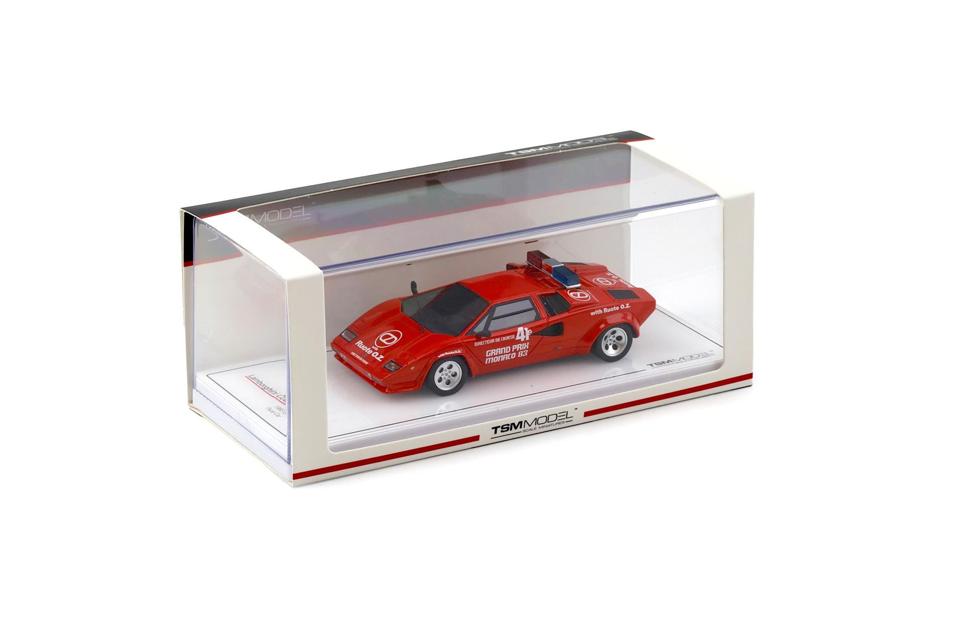 1:43 TSM Model Lamborghini Countach 1983 Monaco GP Pace Car TSM430861
