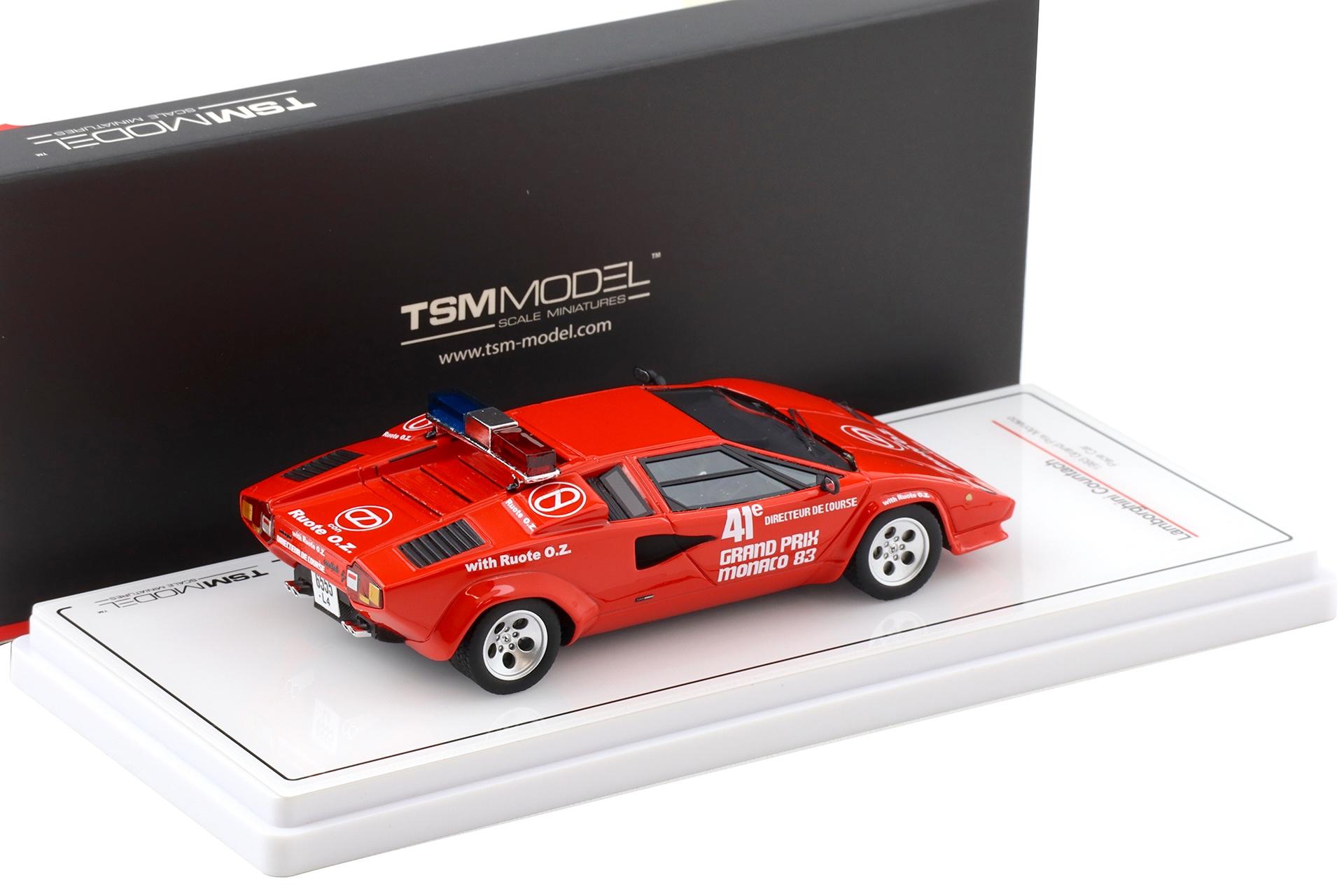 1:43 TSM Model Lamborghini Countach 1983 Monaco GP Pace Car TSM430861