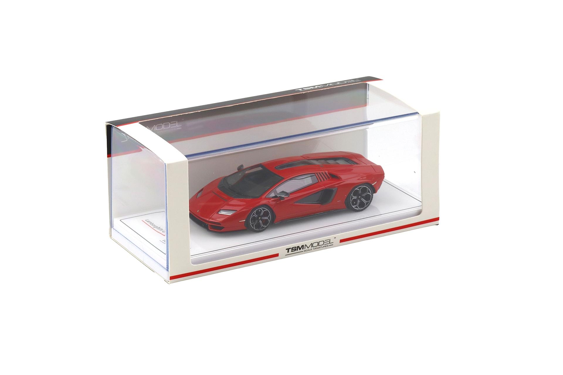 1:43 TSM Model Lamborghini Countach LPI800-4 Rosso Mars red TSM430782