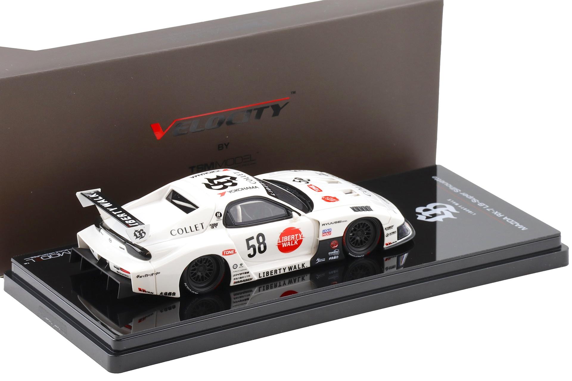 1:43 TSM Model Mazda RX-7 LB-Super Silhouette LB-Hinomaru white TSMV0030